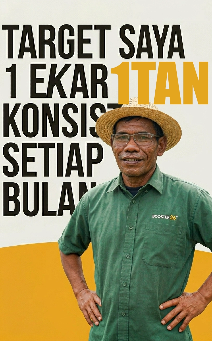 target 1 ekar 1 tan sebulan
